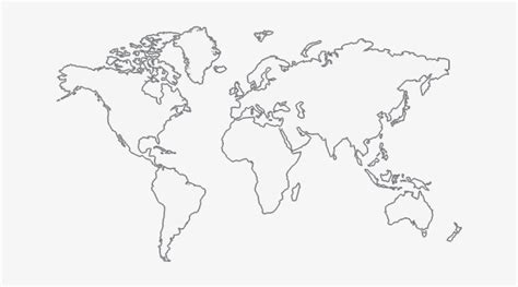 World Map Outline - Kids Printable Blank World Map PNG Image | Transparent PNG Free Download on ...