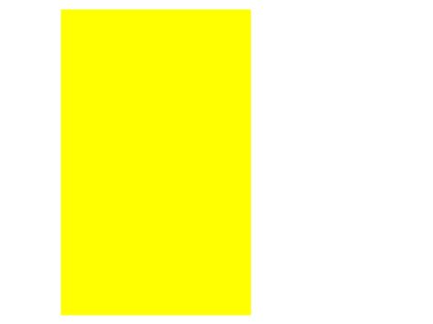 Yellow rectangle clip art