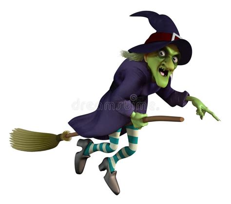 Witch On A Broom Royalty Free Stock Photo - Image: 26790745