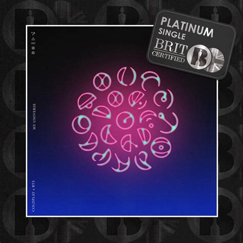 'My Universe', the single by Coldplay and BTS, is now #BRITcertified Platinum : r/kpop