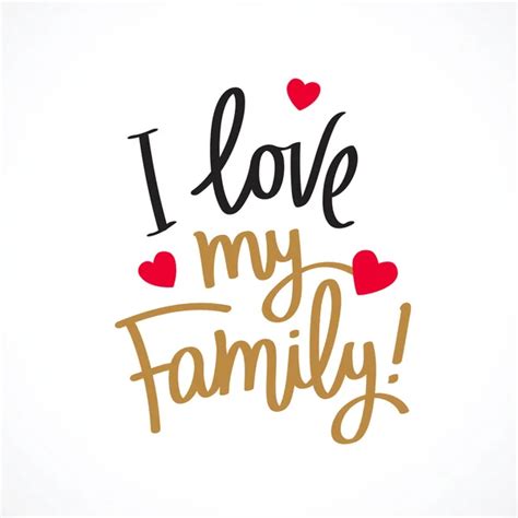 ᐈ Family love with quotes stock images, Royalty Free i love my family ...