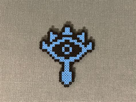 Sheikah Eye Symbol Crest Slate Legend of Zelda Perler Bead Art | Etsy