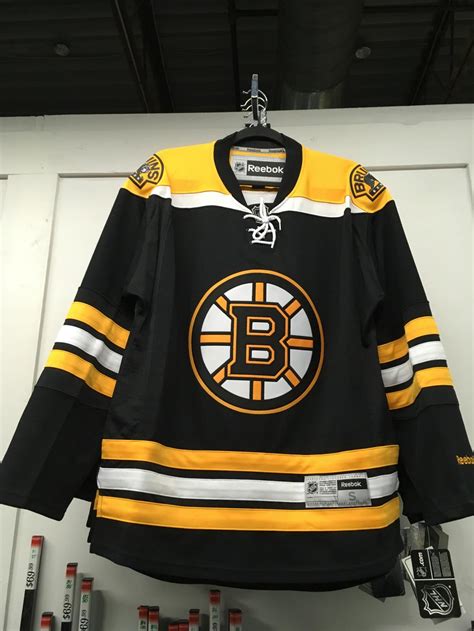 Reebok New Black Boston Bruins Jersey | Hockey Apparel, Jerseys & Socks