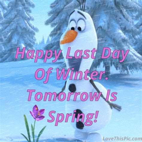 Tomorrow is Spring. Happy Last Day Of Winter! | Hello spring quotes, Last day of winter, Happy ...