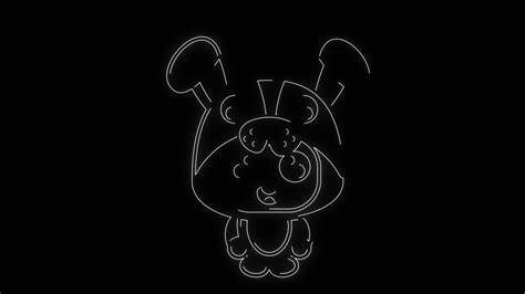 line art neon dog animal mascot costume animation 26231133 Stock Video at Vecteezy