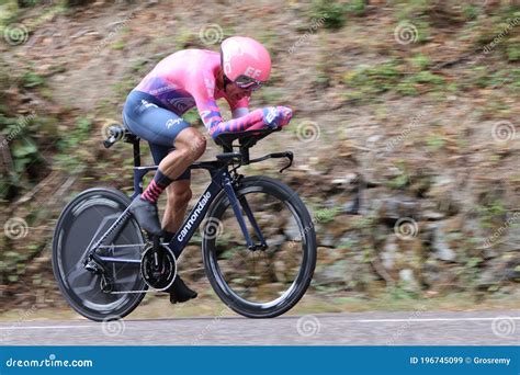 Rigoberto Uran on Stage 20 at Le Tour De France 2020 Editorial Stock ...