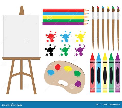 Art Supplies Clipart Stock Illustrations – 3,581 Art Supplies Clipart ...