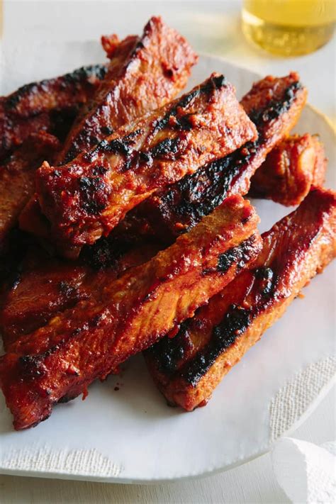 Spicy Marinated and Grilled Spare Ribs | Spoon Fork Bacon