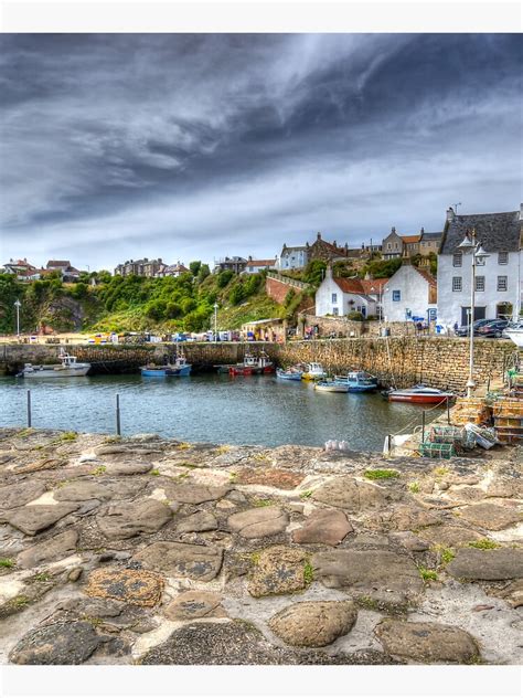 "Crail Harbour Fife Scotland" Mounted Print by GG-ART | Redbubble