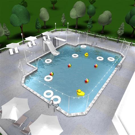 Pool Designs Bloxburg Animation