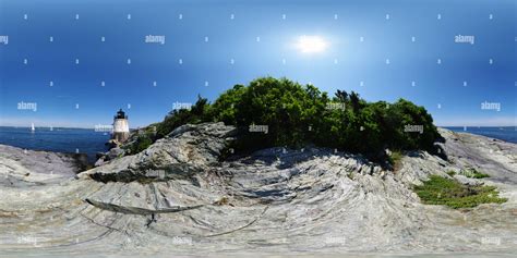 360° view of Castle Hill Lighthouse - Alamy