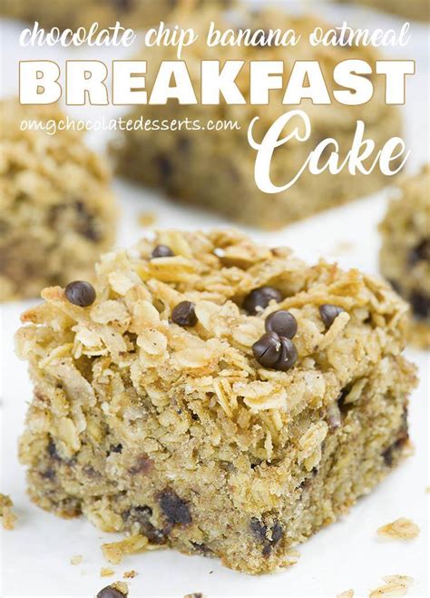 Banana Oatmeal Breakfast Cake | Make Ahead Healthy Breakfast Recipe