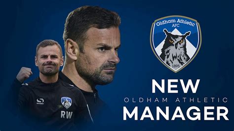 BREAKING NEWS: Wellens Appointed New Oldham Athletic Manager - News ...