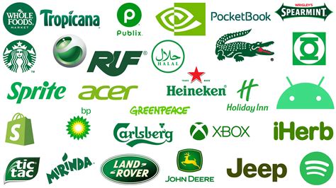 Green Brand Logos