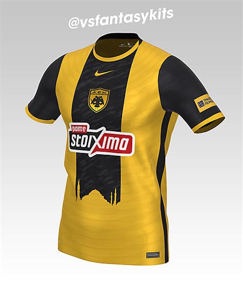 AEK Athens FC Home kit with Nike