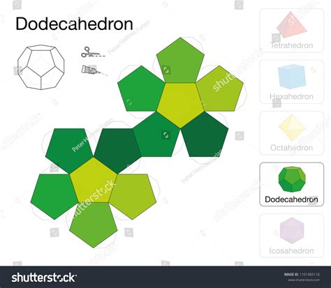 727 Dodecahedron paper Stock Vectors, Images & Vector Art | Shutterstock