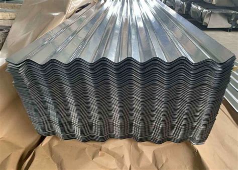 0.14-1.5mm Thickness Regular Spangle Galvanized Corrugated Metal Roofing Panels