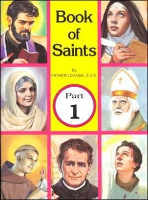 Book of Saints, Vol. 1 - Lawrence Lovasik : Catholic Book Publishing ...