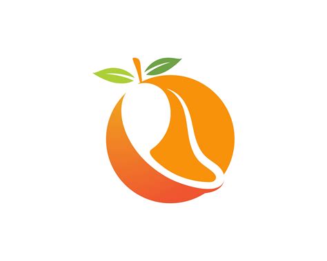 Mango in flat style. Mango vector logo. Mango 586405 Vector Art at Vecteezy