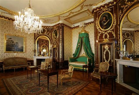 Royal Bedroom at the Royal Castle in Warsaw, constructed for Stanislaus ...