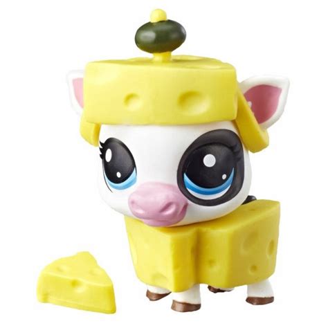 Littlest Pet Shop Series 4 Hungry Pets Cow (#4-145) Pet | LPS Merch