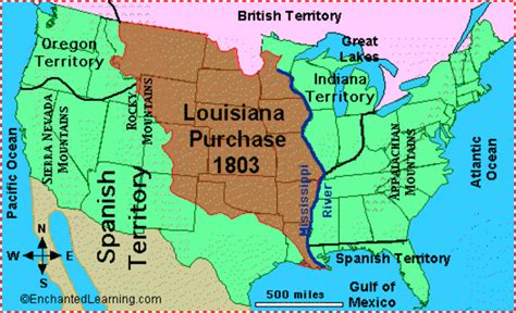 Louisiana Purchase Map With States