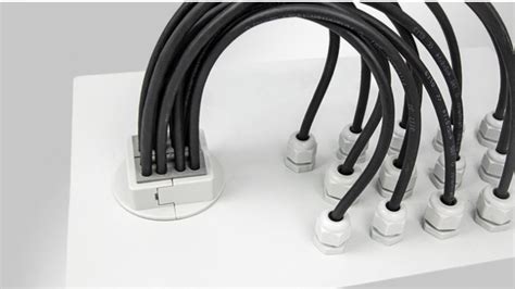 Split cable glands for cables with connectors – all about automation zürich