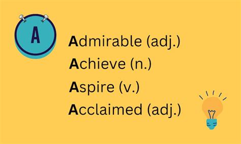 Positively Awesome Words That Start With A - Grammar