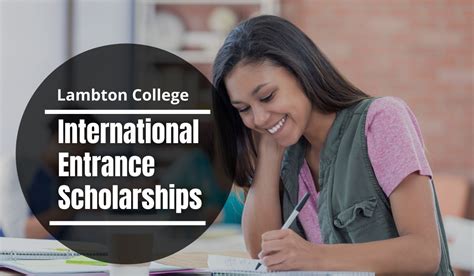 International Entrance Scholarships at Lambton College, Canada