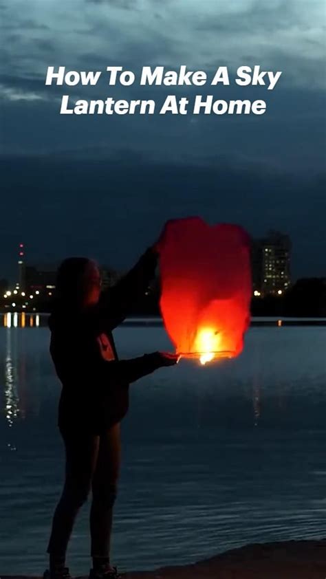 How To Make A Sky Lantern At Home | Sky lanterns, Sky lanterns diy, Floating lanterns