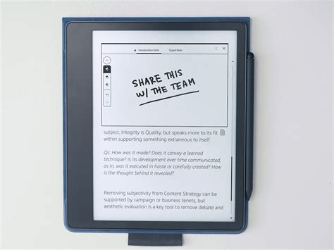 Amazon Kindle Scribe large eReader works with a pen that actually ...