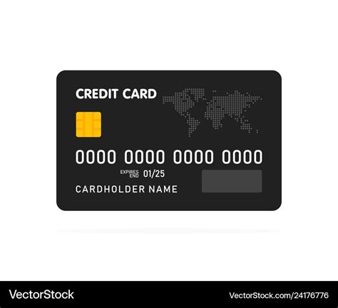 Credit Card Template Vector