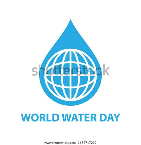 World Water Day Logo Design Stock Vector (Royalty Free) 1659717232