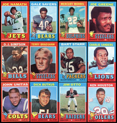 Lot Detail - 1971 Topps Football Complete Set