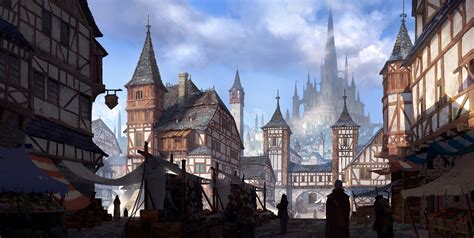 Fantasy City Art by Jungyeoll Kim