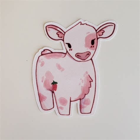 Look at you, strawberry cow! | Cow drawing, Cute drawings, Cute little drawings