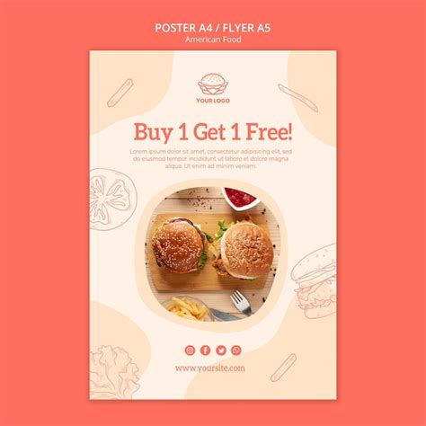 Poster design with offer | Free PSD File