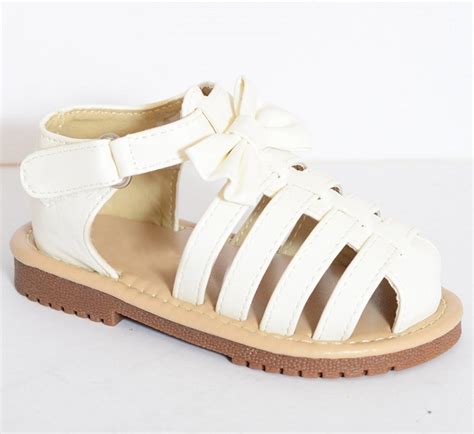 White Toddler Sandals | CraftySandals.com