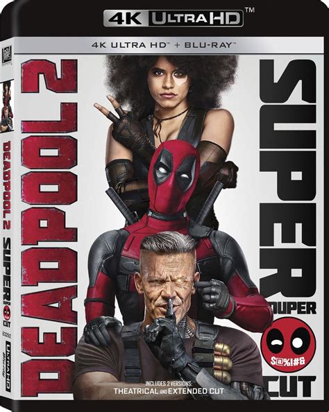 Deadpool 2 4K Blu-ray: Includes theatrical and extended cut : r/deadpool