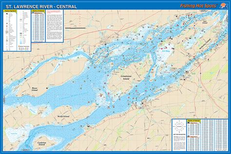 St Lawrence River-Central (1000 Islands-Howe Is to Wellesley Is ...