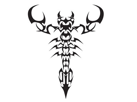 Your Scorpio Symbol Tribal Tattoos Sources | Tattoo Idea