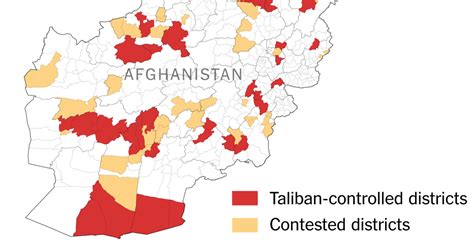 More Than 14 Years After U.S. Invasion, the Taliban Control Large Parts ...