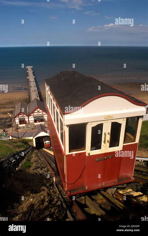 Saltburn cliff lift Stock Photo - Alamy