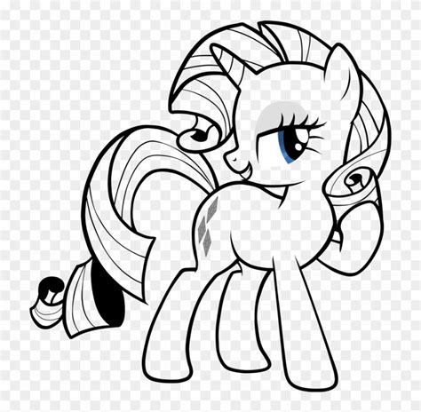 My Little Pony Black And White Rarity Download - My Little Pony Drawing Rarity - Free ...