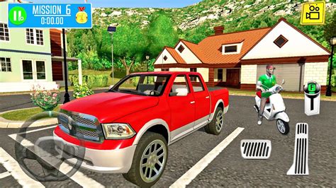 Driving & Parking Pickup Dodge RAM 2500 - Car game Android gameplay - YouTube