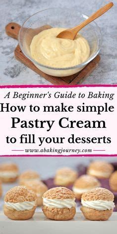 How to make Pastry Cream (Crème Pâtissière Recipe). This easy classic ...