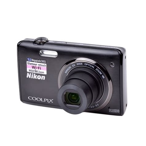 Nikon COOLPIX S5200 16.0 MP Wi-Fi CMOS Digital Camera with 6x Zoom Lens ...