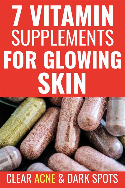 7 Best Supplements for Glowing Skin | Vitamins for skin, Vitamins for healthy skin, Acne supplements