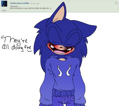 Ask sonic exe question 3 by Jessie-Jewel on DeviantArt