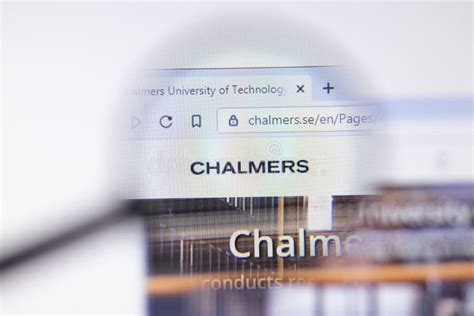 Los Angeles, California, USA - 7 March 2020: Chalmers University of Technology Website Homepage ...